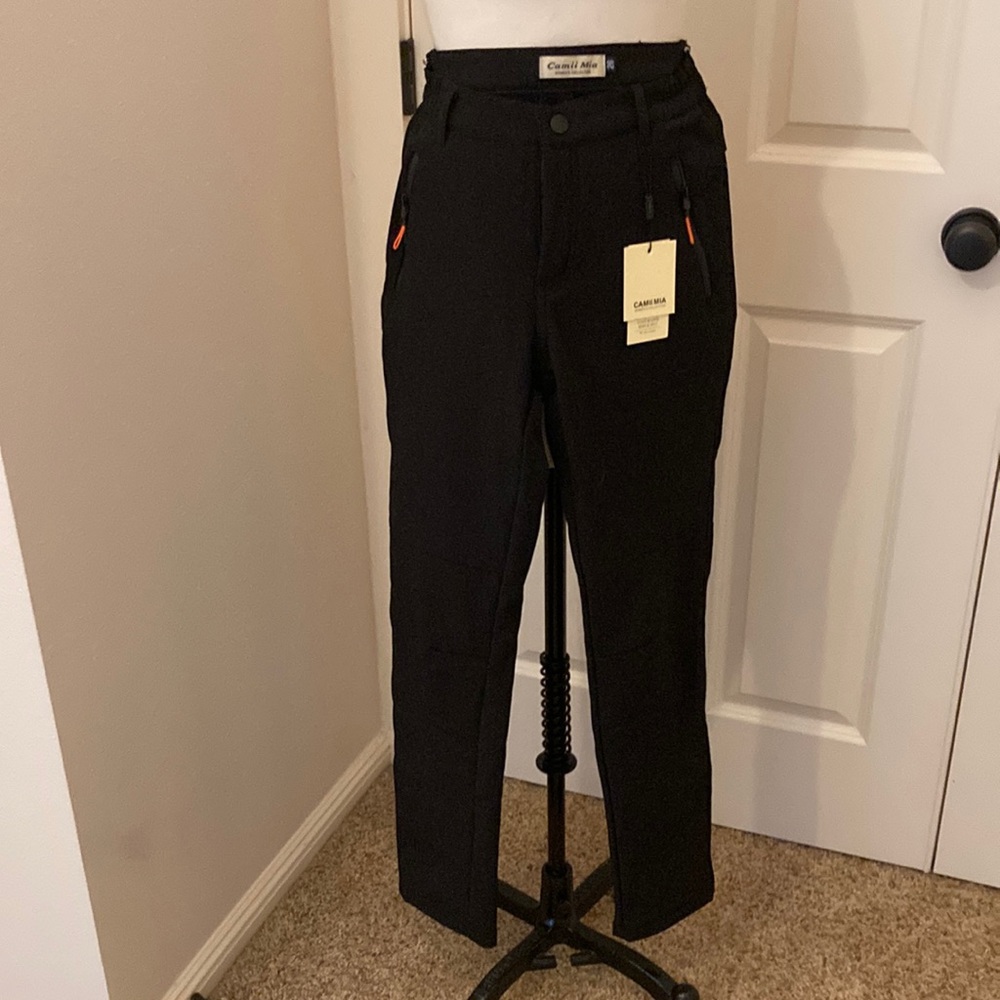 Camii Mia lined warm black pants